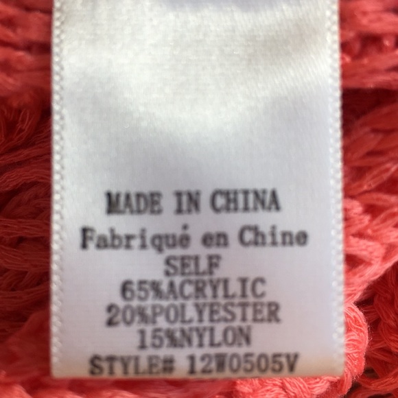 New! Very J Crochet Kimono Sweater - Picture 7 of 7